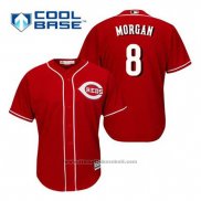 Maglia Baseball Uomo Cincinnati Reds Joe Morgan 8 Rosso Alternato Cool Base