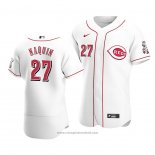 Maglia Baseball Uomo Cincinnati Reds Tyler Naquin Autentico Home Bianco