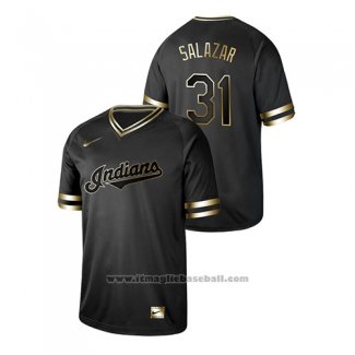 Maglia Baseball Uomo Cleveland Indians Danny Salazar 2019 Golden Edition Nero