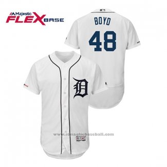 Maglia Baseball Uomo Detroit Tigers Matthew Boyd Flex Base Bianco