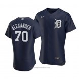 Maglia Baseball Uomo Detroit Tigers Tyler Alexander Alternato Autentico Blu