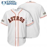 Maglia Baseball Uomo Houston Astros 2017 Postseason Bianco Cool Base