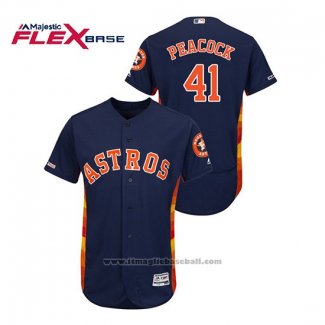 Maglia Baseball Uomo Houston Astros Brad Peacock Flex Base Blu