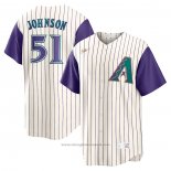 Maglia Baseball Uomo Houston Astros Jeff Bagwell Home Cooperstown Collection Crema Viola