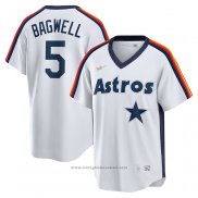Maglia Baseball Uomo Houston Astros Jeff Bagwell Primera Cooperstown Collection Logo Bianco
