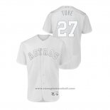 Maglia Baseball Uomo Houston Astros Jose Altuve 2019 Players Weekend Autentico Bianco