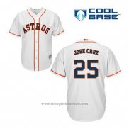 Maglia Baseball Uomo Houston Astros Jose Cruz Jr. 25 Bianco Home Cool Base