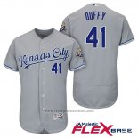 Maglia Baseball Uomo Kansas City Royals Danny Duffy Grigio Flex Base