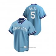 Maglia Baseball Uomo Kansas City Royals George Brett Cooperstown Collection Road Blu