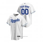 Maglia Baseball Uomo Kansas City Royals Personalizzate Replica Home Bianco