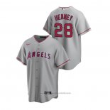 Maglia Baseball Uomo Los Angeles Angels Andrew Heaney Replica Road Grigio