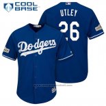 Maglia Baseball Uomo Los Angeles Dodgers Chase Utley Cool Base