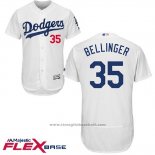 Maglia Baseball Uomo Los Angeles Dodgers Cody Bellinger Bianco Home Flex Base