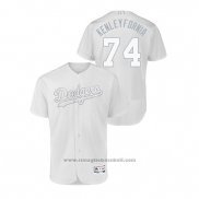 Maglia Baseball Uomo Los Angeles Dodgers Kenley Jansen 2019 Players Weekend Autentico Bianco