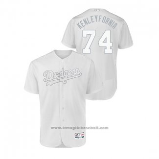 Maglia Baseball Uomo Los Angeles Dodgers Kenley Jansen 2019 Players Weekend Autentico Bianco