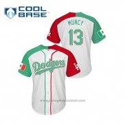 Maglia Baseball Uomo Los Angeles Dodgers Max Muncy Mexican Heritage Night Cool Base Bianco