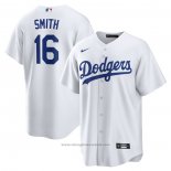 Maglia Baseball Uomo Los Angeles Dodgers Will Smith Home Replica Bianco