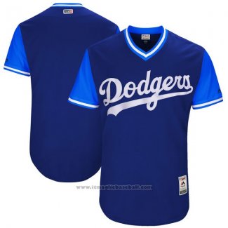 Maglia Baseball Uomo Los Angeles Dodgerss Players Weekend 2017 Personalizzate Blu
