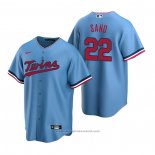 Maglia Baseball Uomo Minnesota Twins Miguel Sano Replica Alternato Blu