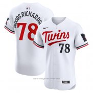 Maglia Baseball Uomo Minnesota Twins Simeon Woods Richardson Home Elite Bianco