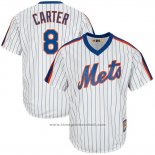 Maglia Baseball Uomo New York Mets Gary Carter Bianco Cooperstown Collection