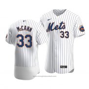 Maglia Baseball Uomo New York Mets James Mccann Autentico Primera Bianco