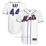 Maglia Baseball Uomo New York Mets Jason Bay Bianco Replica Giocatore