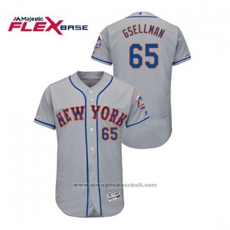 Maglia Baseball Uomo New York Mets Robert Gsellman 150 Anniversario Autentico Flex Base Grigio