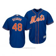 Maglia Baseball Uomo New York Mets Royal Jacob Degrom Cool Base Blu