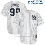 Maglia Baseball Uomo New York Yankees Aaron Judge Bianco Blu Cool Base