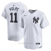 Maglia Baseball Uomo New York Yankees Anthony Volpe Home Limited Bianco