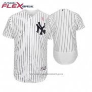 Maglia Baseball Uomo New York Yankees Bianco 2018 Festa della mamma Flex Base