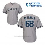 Maglia Baseball Uomo New York Yankees Dellin Betances 68 Grigio Cool Base