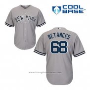 Maglia Baseball Uomo New York Yankees Dellin Betances 68 Grigio Cool Base