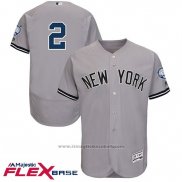 Maglia Baseball Uomo New York Yankees Derek Jeter Grigio Retirement Flex Base