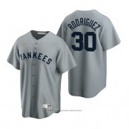 Maglia Baseball Uomo New York Yankees Joely Rodriguez Cooperstown Collection Road Grigio