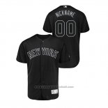 Maglia Baseball Uomo New York Yankees Personalizzate 2019 Players Weekend Autentico Nero