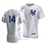 Maglia Baseball Uomo New York Yankees Tyler Wade Autentico Primera Bianco