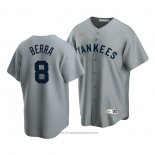 Maglia Baseball Uomo New York Yankees Yogi Berra Cooperstown Collection Road Grigio