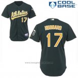 Maglia Baseball Uomo Oakland Athletics Glenn Hubbard 17 Verde Alternato Cool Base