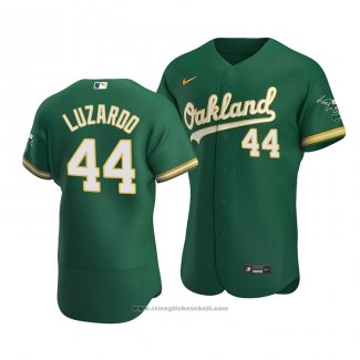 Maglia Baseball Uomo Oakland Athletics Jesus Luzardo Kelly Autentico Alternato Verde