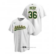 Maglia Baseball Uomo Oakland Athletics Yusmeiro Petit Replica Home Bianco