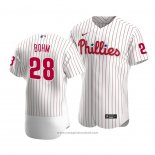 Maglia Baseball Uomo Philadelphia Phillies Alec Bohm Autentico Home Bianco