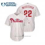 Maglia Baseball Uomo Philadelphia Phillies Andrew Mccutchen Cool Base Home Bianco