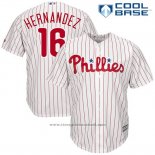 Maglia Baseball Uomo Philadelphia Phillies Cesar Hernandez Bianco Cool Base