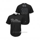 Maglia Baseball Uomo Philadelphia Phillies J.t. Realmuto 2019 Players Weekend Replica Nero