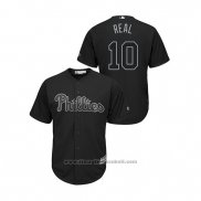 Maglia Baseball Uomo Philadelphia Phillies J.t. Realmuto 2019 Players Weekend Replica Nero