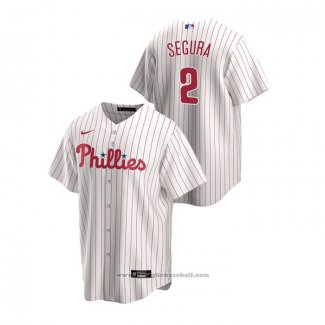 Maglia Baseball Uomo Philadelphia Phillies Jean Segura Replica Home Bianco