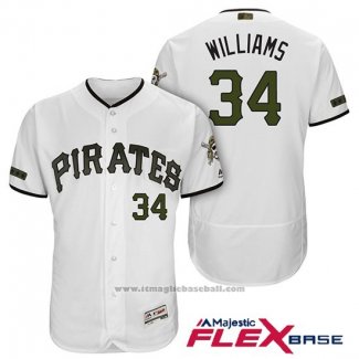 Maglia Baseball Uomo Pittsburgh Pirates Trevor Williams Bianco 2018 Home Alternato Flex Base