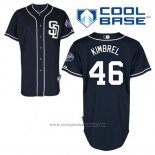 Maglia Baseball Uomo San Diego Padres Craig Kimbrel 46 Blu Alternato Cool Base